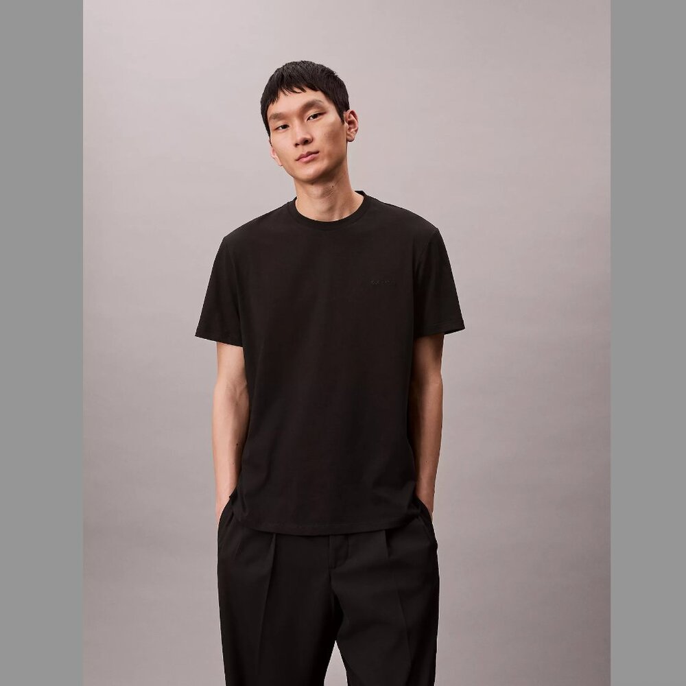 Calvin Klein Men’s Black Crew Neck T shirts (3 pack)